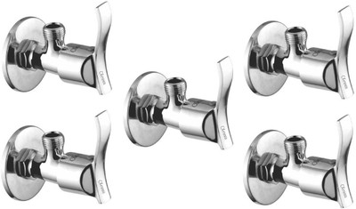 

Oleanna ModelA-02 Angel Angle Valve With Wall Flange Agular Stop Cock (Disc Fitting | Quarter Turn) (Pack of 5 Pcs) Angle Cock Faucet(Wall Mount Installation Type)