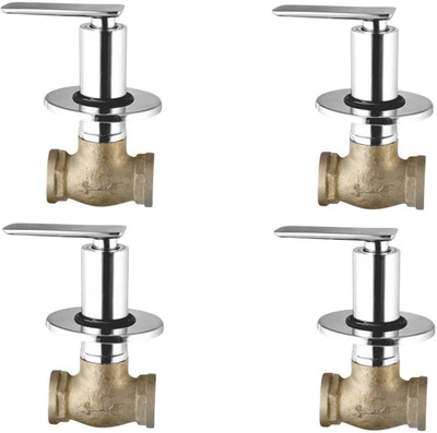 

Oleanna ASCG-05 Golf Concealed Stop Cock 1/2" (15mm) With Concealed Flange (Concealed Disc Fittting | Quarter Turn) (Pack of 4 Pcs) Stop Cock Faucet(Wall Concealed Installation Type)