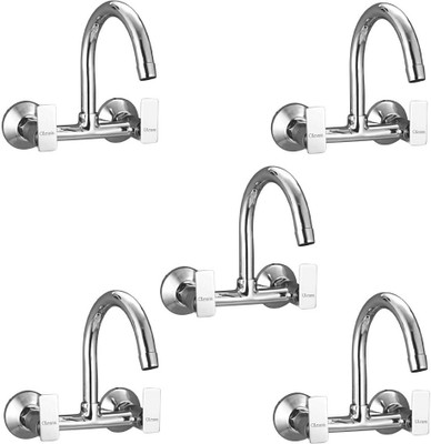 

Oleanna ModelG-10 Golf Sink Mixer With Hot & Cold Water Feature (Disc Fitting | Quarter Turn | Form Flow) (Pack of 5 Pcs) Mixer Faucet(Wall Mount Installation Type)