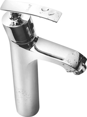 

Oleanna D-16 Desire Single Lever Basin Mixer Tall Body 12" Long with 450Mm Flexible Hose and Hot & Cold Water Feature (High Quality Cartridges | Quarter Turn | Form Flow) Mixer Faucet(Deck Mount Installation Type)