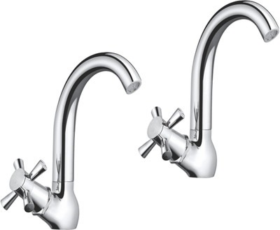 

Sheetal 2507-2 Sheetal - EX Pillar Cock With Regular Swinging Spout - Set of 2 Pillar Tap Faucet(Deck Mount Installation Type)