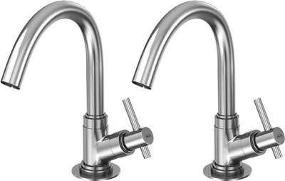 

Sheetal 2007-2 Nile Pillar Cock with Swinging Spout - Set of 2 Pillar Tap Faucet(Deck Mount Installation Type)