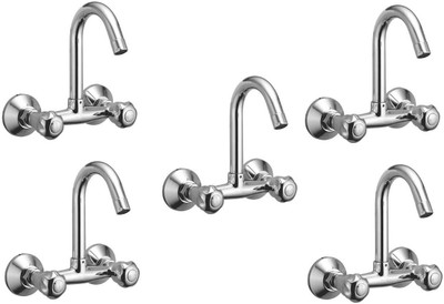 

Oleanna ModelMN-09 Moon Sink Mixer With Hot & Cold Water Feature (Disc Fitting | Quarter Turn | Form Flow) (Pack of 5 Pcs) Mixer Faucet(Wall Mount Installation Type)