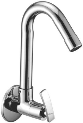 

Oleanna D-08 Desire Sink Tap With Wall Flange Sink Cock With Swivel Casted Spout Wall Mounted (Disc Fitting | Quarter Turn | Form Flow) Compression Faucet(Wall Mount Installation Type)
