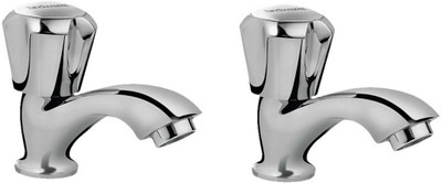 

Hindware F100001(set of 2) Contessa Pillar Tap Faucet(Centerset Installation Type)