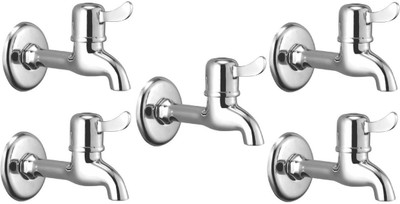 

Oleanna ModelM-04 Magic Long Nose Bib Cock With Wall Flange Long Body Tap (Disc Fitting | Quarter Turn | Form Flow) (Pack of 5 Pcs) Pillar Tap Faucet(Wall Mount Installation Type)