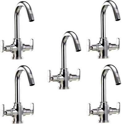 

Oleanna ModelMT-19 Metro Center Hole Basin Mixer With Connection Pipe With Hot & Cold Water Feature (Disc Fitting | Quarter Turn | Form Flow) (Pack of 5 Pcs) Mixer Faucet(Deck Mount Installation Type)