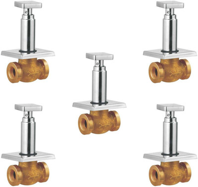 

Oleanna ModelMY-04 Melody Concealed Stop Cock 1/2" (15mm) With Concealed Flange (Concealed Disc Fittting | Quarter Turn) (Pack of 5 Pcs) Stop Cock Faucet(Wall Concealed Installation Type)