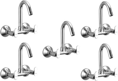 

Oleanna ModelMT-11 Metro Sink Mixer With Hot & Cold Water Feature (Disc Fitting | Quarter Turn | Form Flow) (Pack of 5 Pcs) Mixer Faucet(Wall Mount Installation Type)