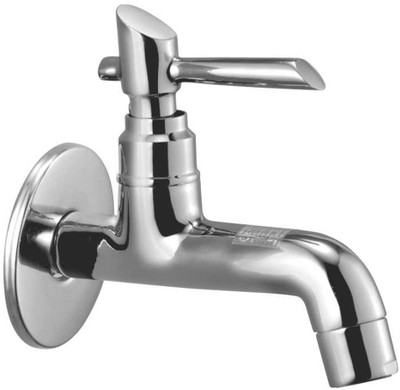 

Oleanna F-04 Fancy Long Nose Bib Cock With Wall Flange Long Body Tap (Disc Fitting | Quarter Turn | Form Flow) Pillar Tap Faucet(Wall Mount Installation Type)