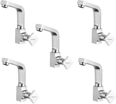 

Oleanna ModelMY-06 Melody Swan Neck Pillar Tap With Swivel Spout For Sink And Basin Kitchen And Bathroom (Disc Fitting | Quarter Turn | Form Flow) (Pack of 5 Pcs) Disc Faucet(Deck Mount Installation Type)