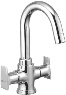 

Oleanna GL-12 Global Center Hole Basin Mixer With Connection Pipe With Hot & Cold Water Feature (Disc Fitting | Quarter Turn | Form Flow) Mixer Faucet(Deck Mount Installation Type)