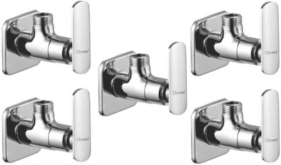 

Oleanna ModelSD-02 Speed Angle Valve With Wall Flange Agular Stop Cock (Disc Fitting | Quarter Turn) (Pack of 5 Pcs) Angle Cock Faucet(Wall Mount Installation Type)