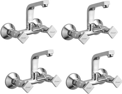 

Oleanna ASCMY-07 Melody Sink Mixer With Hot & Cold Water Feature (Disc Fitting | Quarter Turn | Form Flow) (Pack of 4 Pcs) Mixer Faucet(Wall Mount Installation Type)