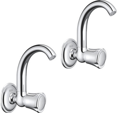 

Sheetal 2306-2 Sheetal - Galaxy Sink Cock With Regular Swinging Spout - Set of 2 Spout Faucet(Single Handle Installation Type)