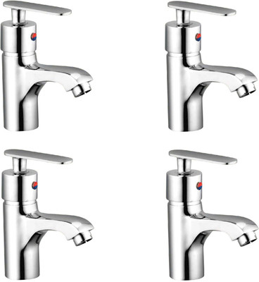 

Oleanna ASCMT-14 Metro Single Lever Basin Mixer With Connection Pipe With Hot & Cold Water Feature (High Quality Cartridges | Quarter Turn | Form Flow) (Pack of 4 Pcs) Mixer Faucet(Deck Mount Installation Type)