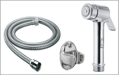 

Snowbell HF-411 Micro With 1 Meter Flexible Tube And Wall Hook Health Faucet(Single Handle Installation Type)