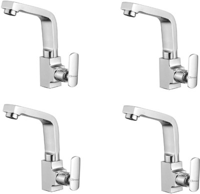 

Oleanna ASCSD-06 Speed Swan Neck Pillar Tap With Swivel Spout For Sink And Basin Kitchen And Bathroom (Disc Fitting | Quarter Turn | Form Flow) (Pack of 4 Pcs) Disc Faucet(Deck Mount Installation Type)