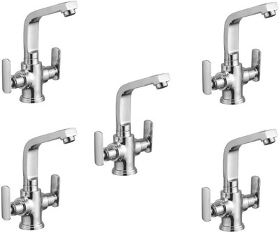 

Oleanna ModelSD-08 Speed Center Hole Basin Mixer With Connection Pipe With Hot & Cold Water Feature (Disc Fitting | Quarter Turn | Form Flow) (Pack of 5 Pcs) Mixer Faucet(Deck Mount Installation Type)