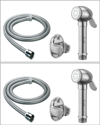 

Snowbell HF2-431 Dolphin With 1 Meter Flexible Tube And Wall Hook Set Of 2 Health Faucet(Single Handle Installation Type)