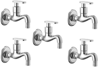 

Oleanna ModelMT-08 Metro Bib Tap Nozzle Cock With Wall Flange (Disc Fitting | Quarter Turn) (Pack of 5 Pcs) Nozzle Cock Faucet(Wall Mount Installation Type)