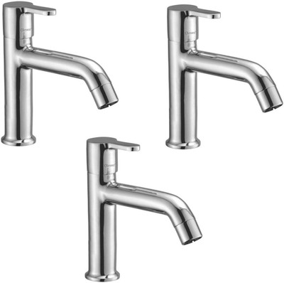 

Oleanna ALCOO-09 Orange Pillar Cock High Neck Chrome Finishing (Disc Fitting | Quarter Turn | Form Flow) (Pack of 3 Pcs) Pillar Tap Faucet(Deck Mount Installation Type)