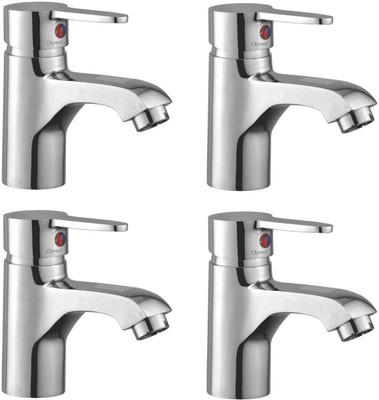 

Oleanna ASCO-10 Orange Single Lever Basin Mixer With Connection Pipe With Hot & Cold Water Feature (High Quality Cartridges | Quarter Turn | Form Flow) (Pack of 4 Pcs) Mixer Faucet(Deck Mount Installation Type)