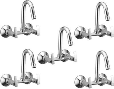 

Oleanna ModelD-10 Desire Sink Mixer With Hot & Cold Water Feature (Disc Fitting | Quarter Turn | Form Flow) (Pack of 5 Pcs) Mixer Faucet(Wall Mount Installation Type)