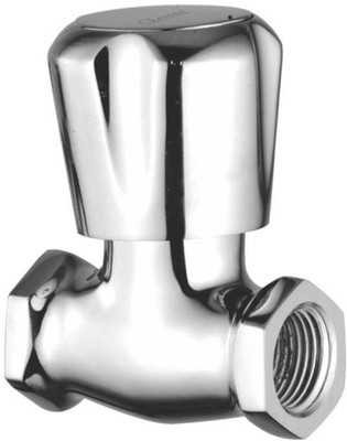 

Oleanna C-05 Caliber Stop Cock Female Chrome Finishing (Rising Fitting | Full Turn) Stop Cock Faucet(Wall Mount Installation Type)