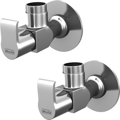 

Sheetal 1904-2 Liva Angular stop Cock - Set of 2 Angle Cock Faucet(Wall Mount Installation Type)