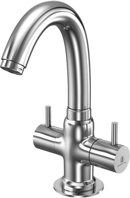 

Sheetal 3511 Prime Center Hole Basin Mixer Without Pop-Up West System Cartridge Faucet(Centerset Installation Type)