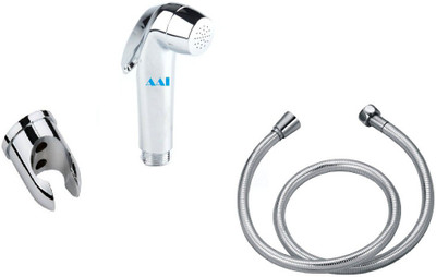 

AAI HF 1016 SANTRO SILVER CHROME PVC HEALTH FAUCET COMPLETE SET Health Faucet(Wall Mount Installation Type)