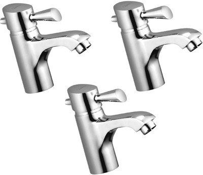 

Oleanna ALCOF-18 Fancy Single Lever Basin Mixer With Connection Pipe With Hot & Cold Water Feature (High Quality Cartridges | Quarter Turn | Form Flow) (Pack of 3 Pcs) Mixer Faucet(Deck Mount Installation Type)