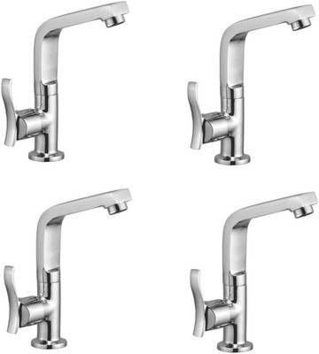 

Oleanna ASCA-08 Angel Swan Neck Pillar Tap With Swivel Spout For Sink And Basin Kitchen And Bathroom (Disc Fitting | Quarter Turn | Form Flow) (Pack of 4 Pcs) Disc Faucet(Deck Mount Installation Type)