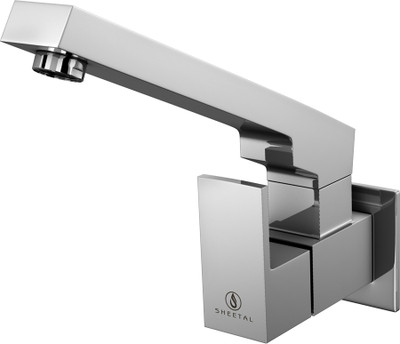 

Sheetal 3406 Gleam Sink Cock With Swinging Spout Cartridge Faucet(Wall Mount Installation Type)