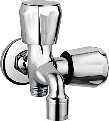 

Hindware F200004CP 2 in 1 Washing Machine Bib Cock with Wall Flange Bib Tap Faucet(Wall Mount Installation Type)