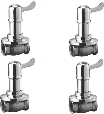 

Oleanna ASCM-06 Magic Concealed Stop Cock 1/2" (15mm) With Concealed Flange (Concealed Disc Fittting | Quarter Turn) (Pack of 4 Pcs) Stop Cock Faucet(Wall Concealed Installation Type)