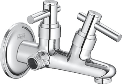 

Sheetal 1212 Movements Bib Cock 2 In 1 With Wall Flange Bib Tap Faucet(Wall Mount Installation Type)