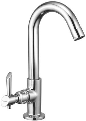 

Oleanna F-08 Fancy Swan Neck Pillar Tap With Swivel Spout For Sink And Basin Kitchen And Bathroom (Disc Fitting | Quarter Turn | Form Flow) Disc Faucet(Deck Mount Installation Type)