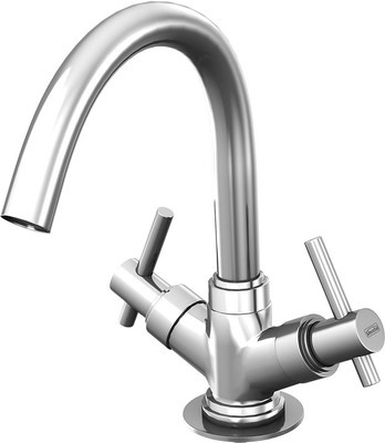 

Sheetal 2011 Nile Center Hole Basin Mixer Without Pop-Up West System Cartridge Faucet(Centerset Installation Type)