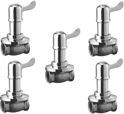 

Oleanna ModelM-06 Magic Concealed Stop Cock 1/2" (15mm) With Concealed Flange (Concealed Disc Fittting | Quarter Turn) (Pack of 5 Pcs) Stop Cock Faucet(Wall Concealed Installation Type)