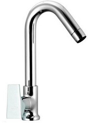 

Ramani Pillar Cock Swan Neck Faucet Tap Quarter Turn Foam Flow Pillar Tap Faucet(Deck Mount Installation Type)