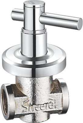 

Sheetal 2014 Nile Ceramic Quarter Turn Flush Cock With Adjustable Flange 25 & 40 Mm Cartridge Faucet(Wall Concealed Installation Type)