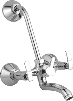 

Oleanna D-15 Desire Telephonic Wall Mixer With 115Mm Long Bend Pipe With Provision For Over Head Shower (Disc Fitting | Quarter Turn | Form Flow) Mixer Faucet(Wall Mount Installation Type)