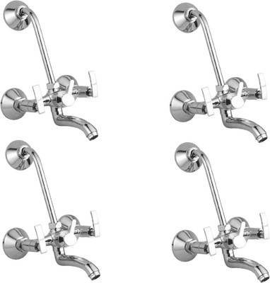 

Oleanna ASCD-15 Desire Telephonic Wall Mixer With 115Mm Long Bend Pipe With Provision For Over Head Shower (Disc Fitting | Quarter Turn | Form Flow) (Pack of 4 Pcs) Mixer Faucet(Wall Mount Installation Type)