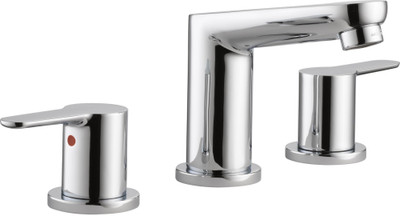 

Delta 33540 Celeste Two Handle Lavatory Mixer Faucet(Deck Mount Installation Type)