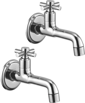 

Kamal Long Body Bib Cock - Cross (Set Of 2) (COR-2114-S2) Bib Tap Faucet(Wall Mount Installation Type)
