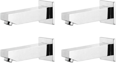 

Oleanna ASCK-16 Kubix Plain Spout With Wall Flange Used For Divertor, Concealed,Angular Cock Bath Tub Spout Chrome (Pack of 4 Pcs) Spout Faucet(Spout Installation Type)