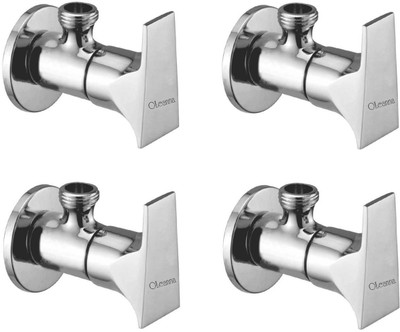 

Oleanna ASCGL-02 Global Angle Valve With Wall Flange Agular Stop Cock (Disc Fitting | Quarter Turn) (Pack of 4 Pcs) Angle Cock Faucet(Wall Mount Installation Type)