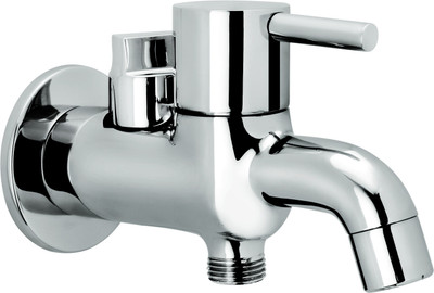 

Hindware F280003 Bib Cock 2 In 1 Stop Cock Faucet(Wall Mount Installation Type)